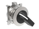 Lovato LPFS232 SEL. LEVER FLAT METAL 3 POS. SPR. RET. LEFT TO CENTRE