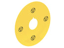 Lovato LPXAU124 90MM YELLOW DISK EMERGENCY-STOP IEC 6041