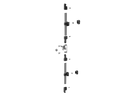Saginaw SCE-ARK39 Kit, Aluminum Door Rod
