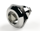 Saginaw SCE-DL7TE Latch, Triangular w/ Skeleton Key (Chrome)