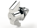 Saginaw SCE-KLWN Keylocking Wingknob Door Latch (Chrome)
