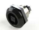 Saginaw SCE-MINQ6MS Latch, Black Mini Q-Turn W/6mm SQ Insert & Key