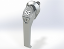 Saginaw SCE-PCH5SS Handle, L-Padlocking w/Coinproof (Stainless)