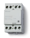 Finder 22.64.0.024.4310 Modular Contactor, 4PST-NO 63A, 24V AC/DC Coil, AgSnO2 contact, mech. Indicator