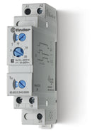 Finder 80.82.0.240.0000 Star-Delta/Multi-Voltage Timer, DPST-NO 5A, 24V-240V AC / 24V-48V DC coil