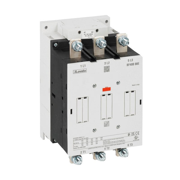 Lovato BF26500E400 3P CONTACTOR 265A AC3 250â€¦500VAC/DC