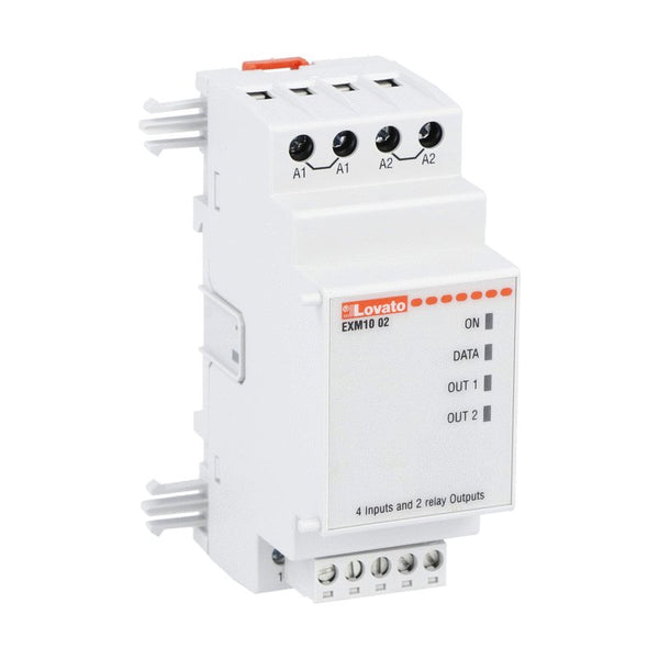 Lovato EXM1002 EXP MOD FOR DMG300 4 DIGITAL INPUTS AND 2 RELAY OUTPUTS