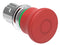 Lovato LPSB6744 MUSHROOM BUTTON METAL PUSH-PUSH 40mm ISO13850 RED