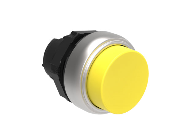 Lovato LPCQ205 LATCHING P.B. EXT. PLASTIC PUSH TO RELEASE YELLOW