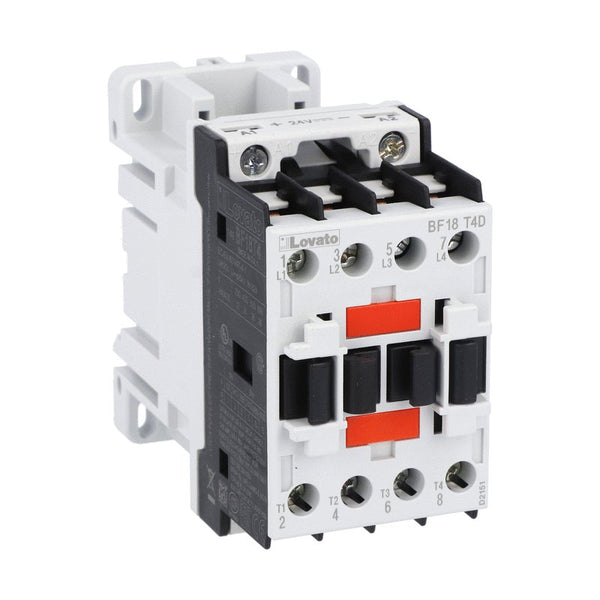 Lovato BF18T4D024 4P CONTACTOR 18A 4NO 24V DC COIL