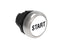 Lovato LPCB1168 P.B. FLUSH PLASTIC MOMENT. W/'START' WHITE