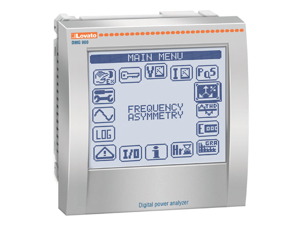 Lovato DMG900D048 MULTIMETER LCD 12-24-48VDC SUPPLY FLUSH MOUNT T.SCREEN