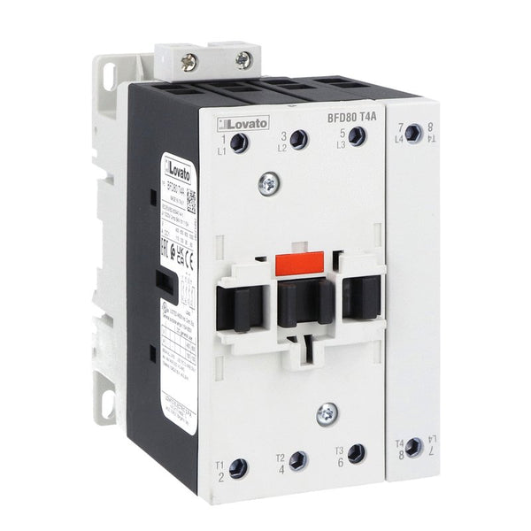 Lovato BFD80T4A46060 4P CONTACTOR FOR PHOTOVOLTAIC APPS 100A 4NO 460V AC COIL