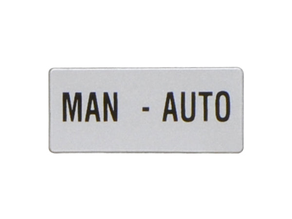 Lovato LPXAGB213 LABEL 'MAN-AUTO' FOR LPXAU100 & LPFXAU100... LEGEND HOLDER