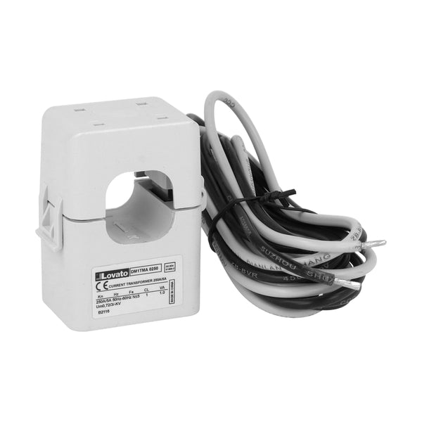 Lovato DM1TMA0250 PREWIRED SPLIT-CORE CT W/1M CABLE 250/5A