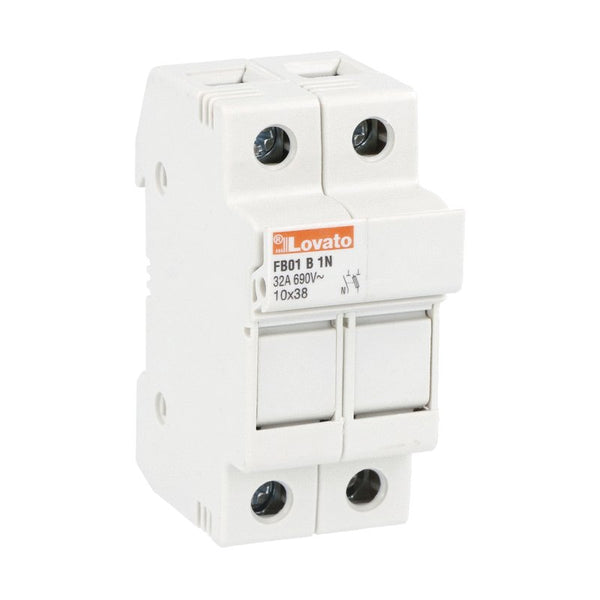 Lovato FB01B1N FUSE HOLDER 10X38 1P+N 690VAC 32A