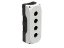 Lovato LPZP4A8 CONTROL STATION 4 HOLES GREY