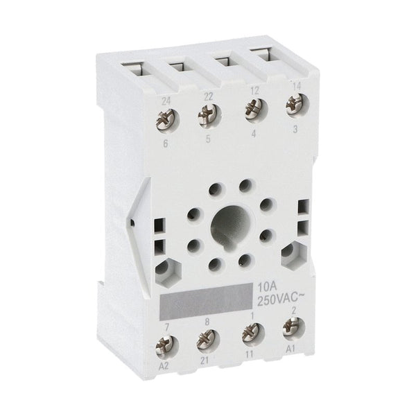 Lovato HR7XS1 SOCKET FOR RELAYS 8-PIN FOR HR70 2C... SCREW TERMINALS