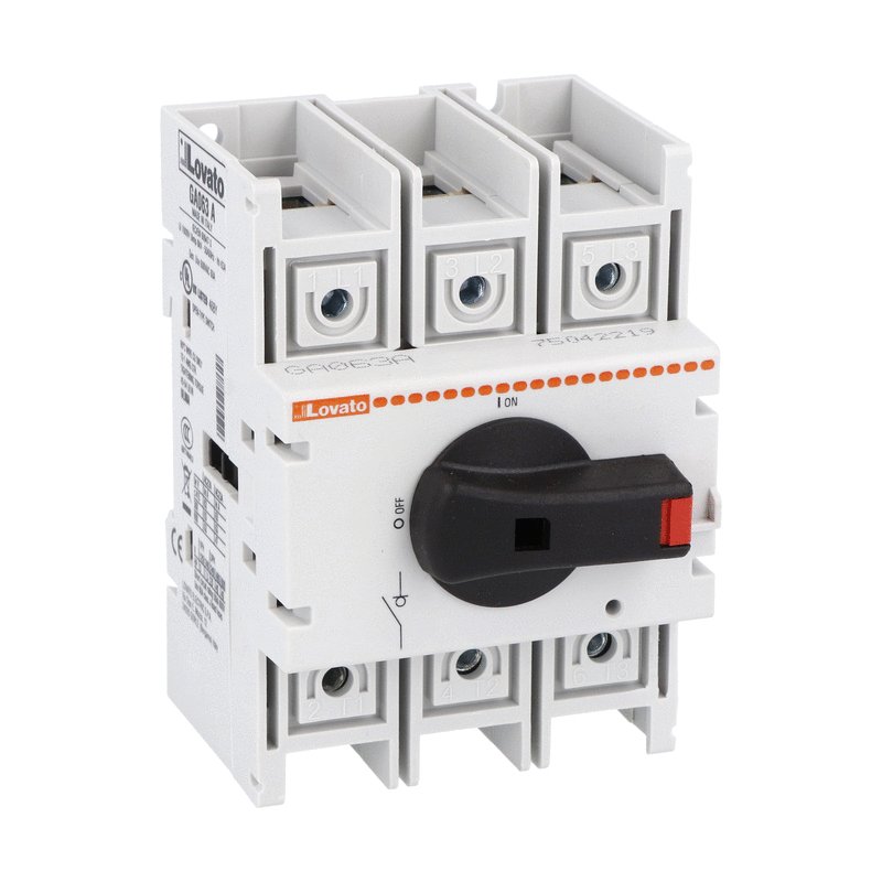 Lovato GA030A 3P DISC 30A UL98 DIRECT OPERATION EXTENSIBLE