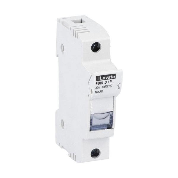 Lovato FB01D1P FUSE HOLDER DC 10X38 FOR PHOTOVOLTAIC APPS 1P 1000VDC 32A