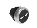 Lovato LPCB1512 P.B. FLUSH PLASTIC MOMENT. W/INWARDS POINTING ARROWS BLACK