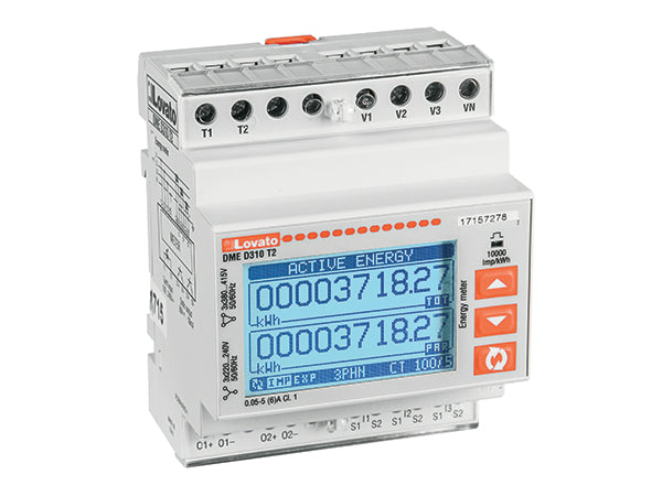 Lovato DMED310T2 ENERGY COUNTER 3 PH 230-415VAC MULTIMETER