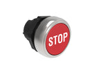 Lovato LPCB1134 P.B. FLUSH PLASTIC MOMENT. W/'STOP' RED