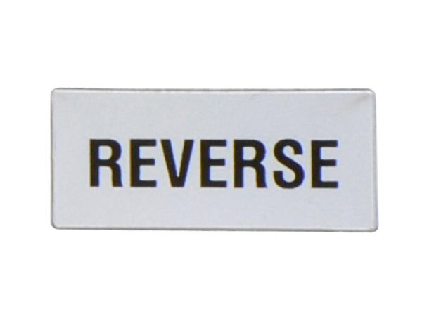 Lovato LPXAGB228 LABEL 'REVERSE' FOR LPXAU100 & LPFXAU100... LEGEND HOLDER