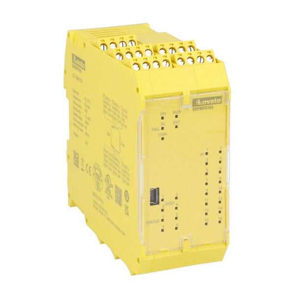 Lovato SRPMFA164 PROGRAMMABLE SAFETY RELAY 16INP 4OUT