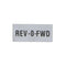 Lovato LPXAGB216 LABEL 'FWD-O-REV' FOR LPXAU100 & LPFXAU100... LEGEND HOLDER