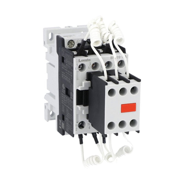 Lovato BFK0910A12060 3P CONTACTOR 12A FOR P.F. CORRECTION 1NO 120V AC COIL