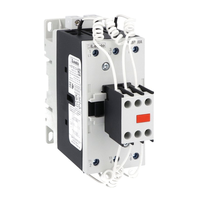 Lovato BFK8000A57560 3P CONTACTOR 75A FOR P.F. CORRECTION 575V AC COIL