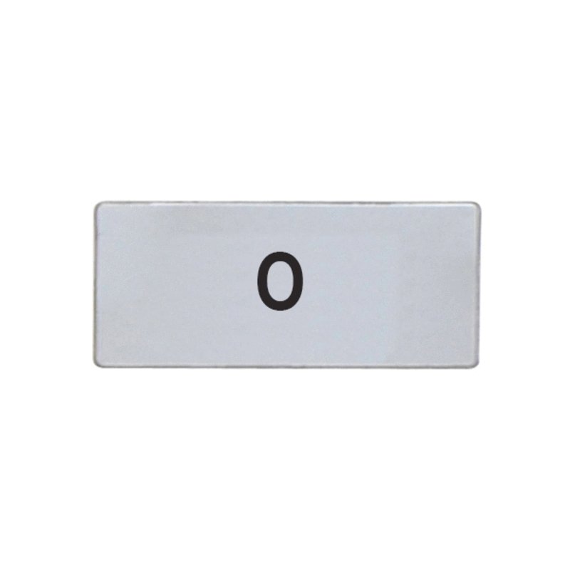 Lovato LPXAGB200 LABEL 'O' FOR LPXAU100 & LPFXAU100... LEGEND HOLDER