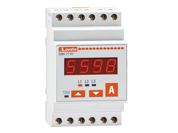 Lovato DMK71R1 3PH D/AMMETER 220-240VAC C/W P/R OUT