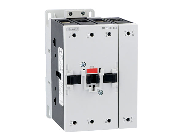Lovato BFD150T4E024 4P CONTACTOR FOR PHOTOVOLTAIC APPS 165A 4NO 60...110V AC/DC COIL