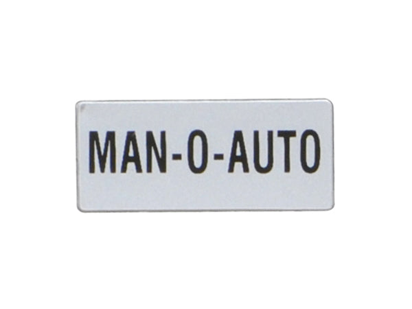 Lovato LPXAGB215 LABEL 'MAN-O-AUTO' FOR LPXAU100 & LPFXAU100... LEGEND HOLDER