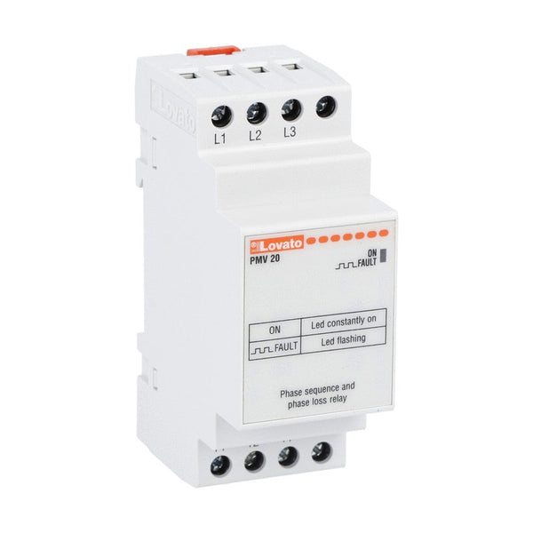 Lovato PMV20A240 PROT. RELAY PH LOSS & SEQ. 100-240VAC 3PH