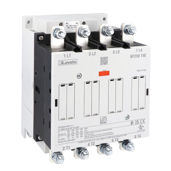 Lovato BF230T4E400 4P CONTACTOR 350A AC1 250â€¦500VAC/DC