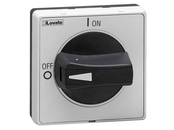 Lovato GAX62B BLACK PADLOCKABLE HANDLE SCREW FIXING NEMA4X