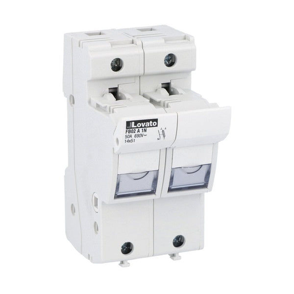 Lovato FB02A1N FUSE HOLDER 14X51 1P+N 690VAC 50A