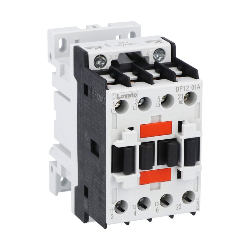 Lovato BF1201A230 3P CONTACTOR 12A 1NC 230V AC COIL 50/60HZ