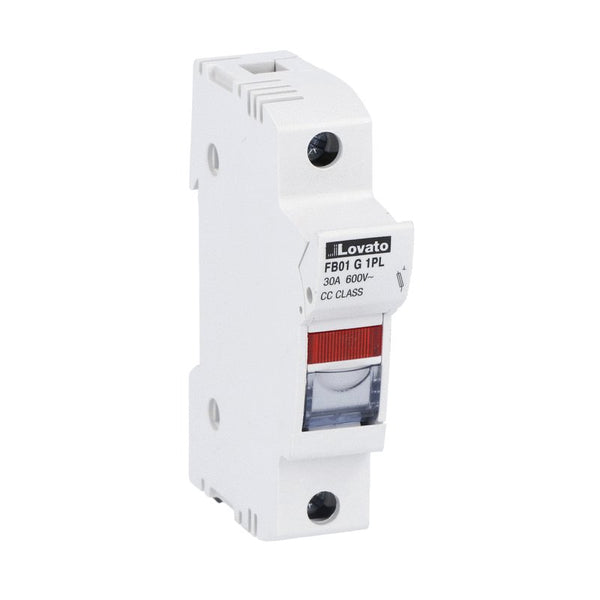 Lovato FB01G1PL FUSE HOLDER 1P CLASS CC 600V 30A W/INDICATOR