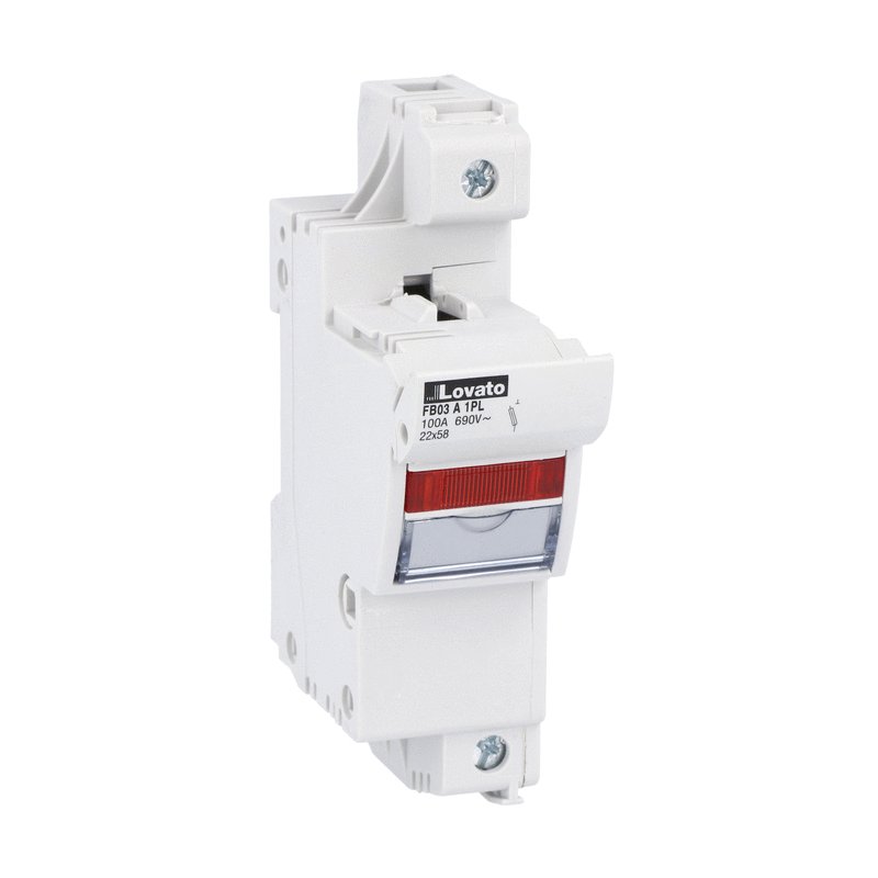 Lovato FB03A1PL FUSE HOLDER 1P 22X58 C/W IND.