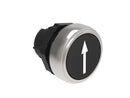 Lovato LPCB1152 P.B. FLUSH PLASTIC MOMENT. W/ARROW UP/DOWN BLACK