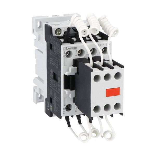 Lovato BFK1810A12060 3P CONTACTOR 23A FOR P.F. CORRECTION 1NO 120V AC COIL