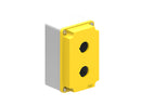 Lovato LPZM2A5 METAL CONTROL STATION 2 HOLES YELLOW