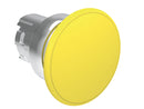 Lovato LPSB6145 MUSHROOM BUTTON METAL MOMENTARY 40mm YELLOW