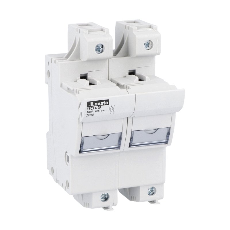 Lovato FB03A2P FUSE HOLDER 2P 22X58