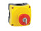 Lovato LPZP1B5607 YELLOW CTRL STATION + 40MM KEY + 1NO+1NC