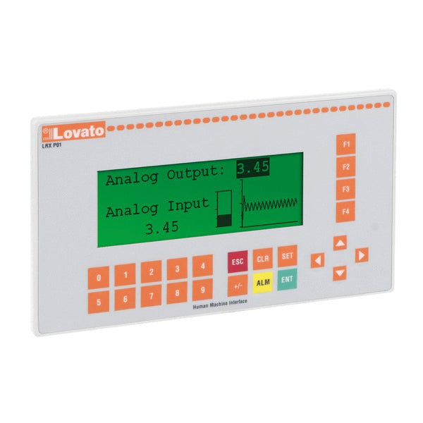 Lovato LRXP01 HMI OPERATOR PANEL 24VDC, INTERFACE RS232 AND RS485